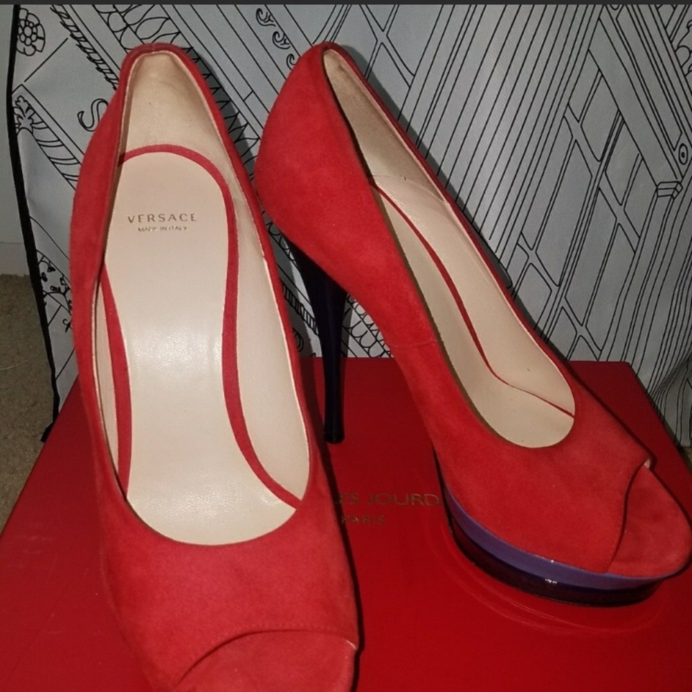 Versace peep toe Shoes/Heels π₯π₯π₯ - Picture 4 of 4